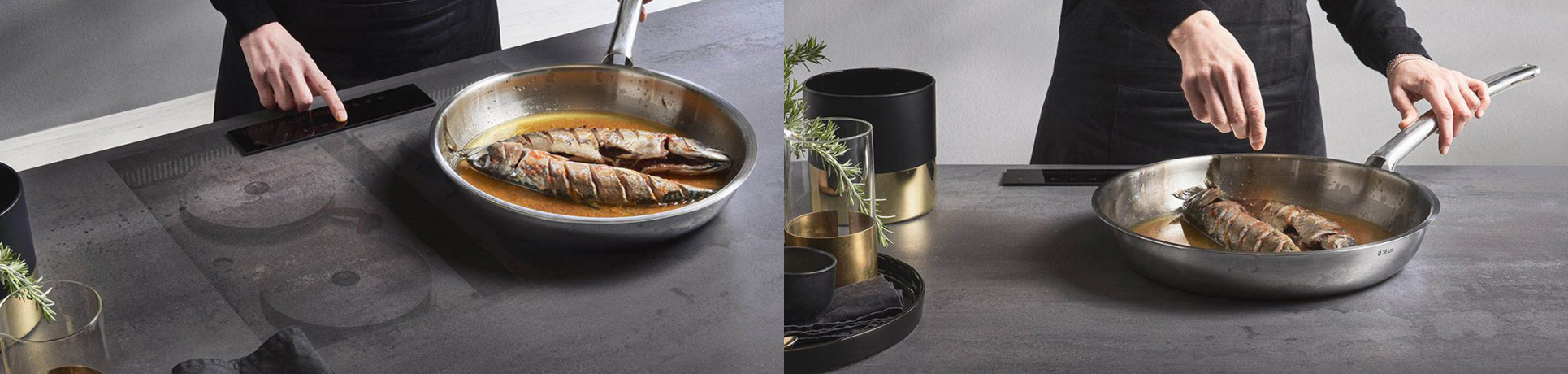 Invisacook fits perfectly into the modern kitchen