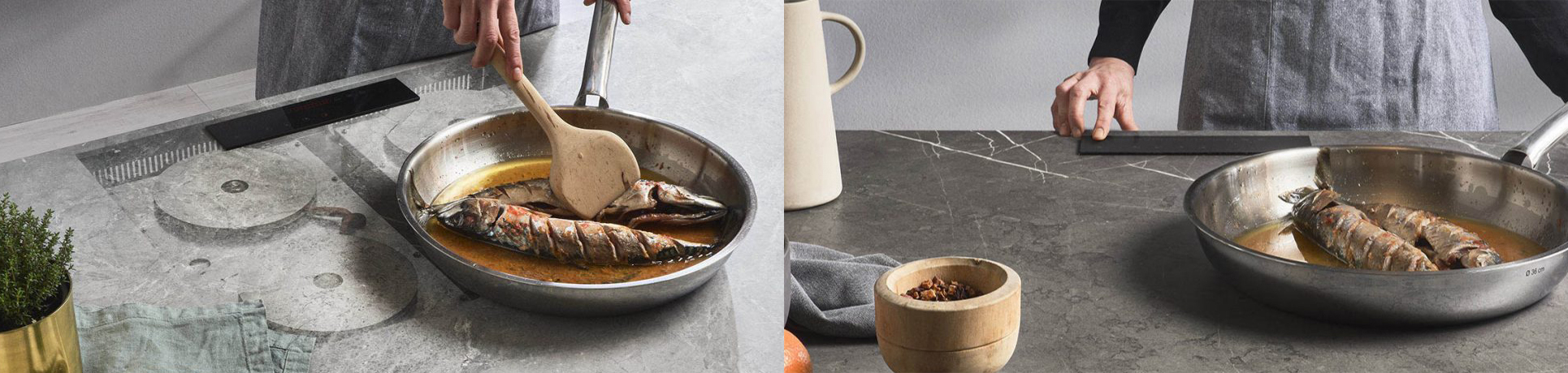 Invisible Induction Hob has many option  